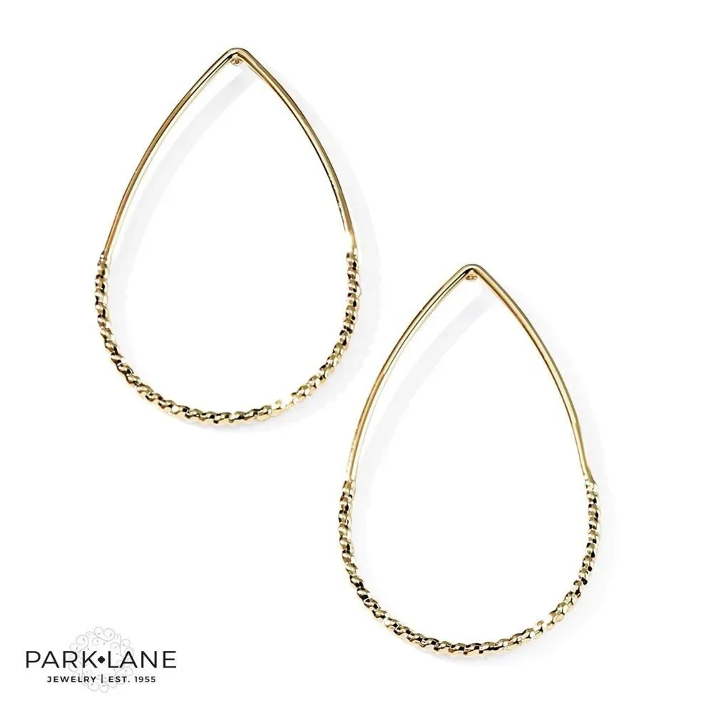 Park Lane | “Almond” Earrings | Gold